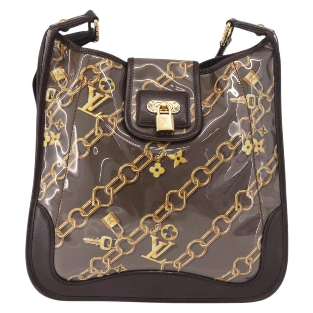 Louis Vuitton Monogram Charm Musette Shoulder Bag Brown